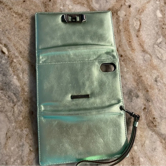 Rebecca Minkoff Love Lock Wristlet for Iphone Xs & Iphone X Case - Picture 10 of 11